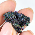Woman Holding a Silicon Carbide (SiC) Crystal