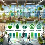 Triple Bottom Line Three Pillars of Sustainability (3P's) - Environmental, Social, and Economic