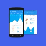 Smart home energy management interface on a tablet